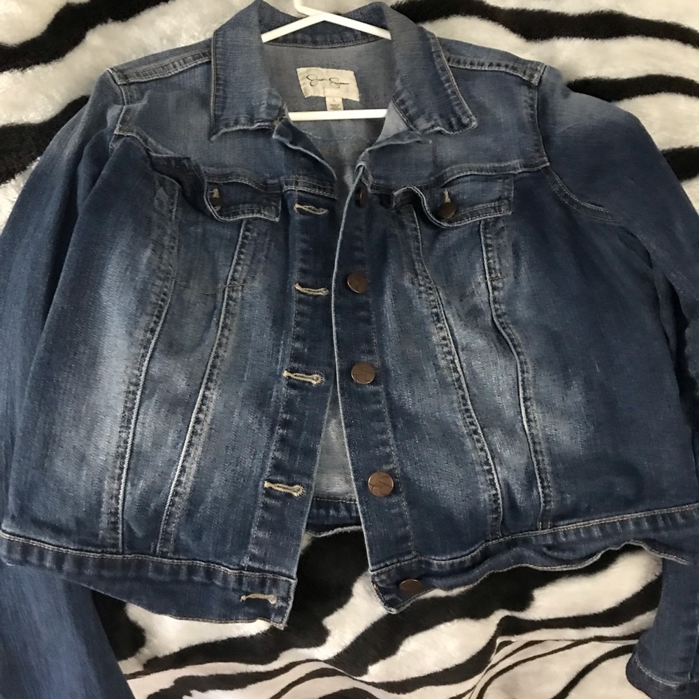 Jessica Simpson jean jacket